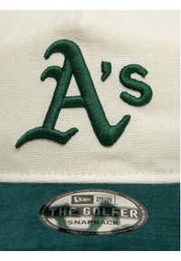 New Era Czapka z daszkiem Script Oakland Athletics Golfer 60595252 Biały. Kolor: biały. Materiał: bawełna, materiał #6