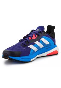 Adidas - Buty do biegania adidas Solar Glide 4 St M MGX3056 granatowe niebieskie. Kolor: niebieski. Materiał: syntetyk, guma. Szerokość cholewki: normalna. Sport: bieganie