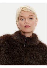 Haveone Bezrękawnik KLA-M017 Brązowy Loose Fit. Kolor: brązowy. Materiał: syntetyk. Długość rękawa: bez rękawów #2