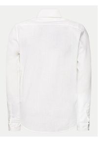 INDICODE Koszula Globe 20-315 Biały Regular Fit. Kolor: biały. Materiał: len #2