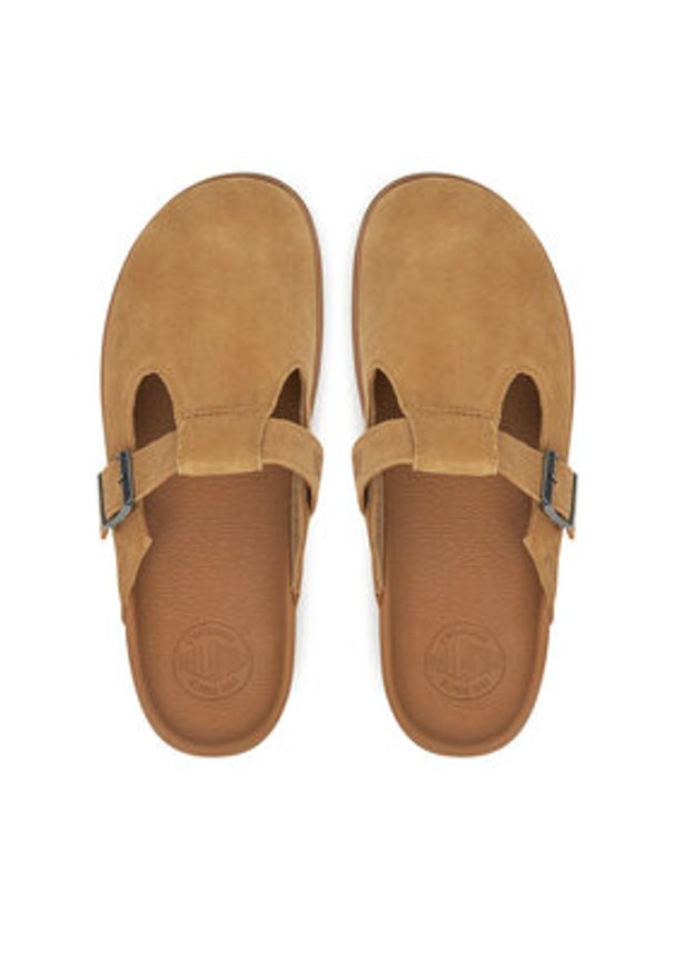 Palladium Klapki Dunelite Pyla Sde 74454-252-M Brązowy. Kolor: brązowy. Materiał: skóra, zamsz