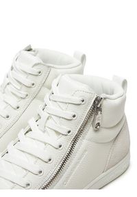 Calvin Klein Jeans Sneakersy Classic Cupsole Zip Mid In YM0YM01156 Biały. Kolor: biały. Materiał: skóra #6