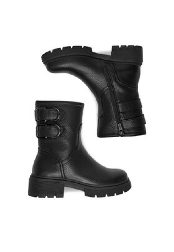 MEXX Botki CEO-MI001711153W Czarny. Kolor: czarny. Materiał: materiał, syntetyk