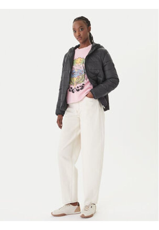 Roxy Kurtka zimowa Wind Bliss ERJJK03618 Czarny Relaxed Fit. Kolor: czarny. Materiał: syntetyk. Sezon: zima