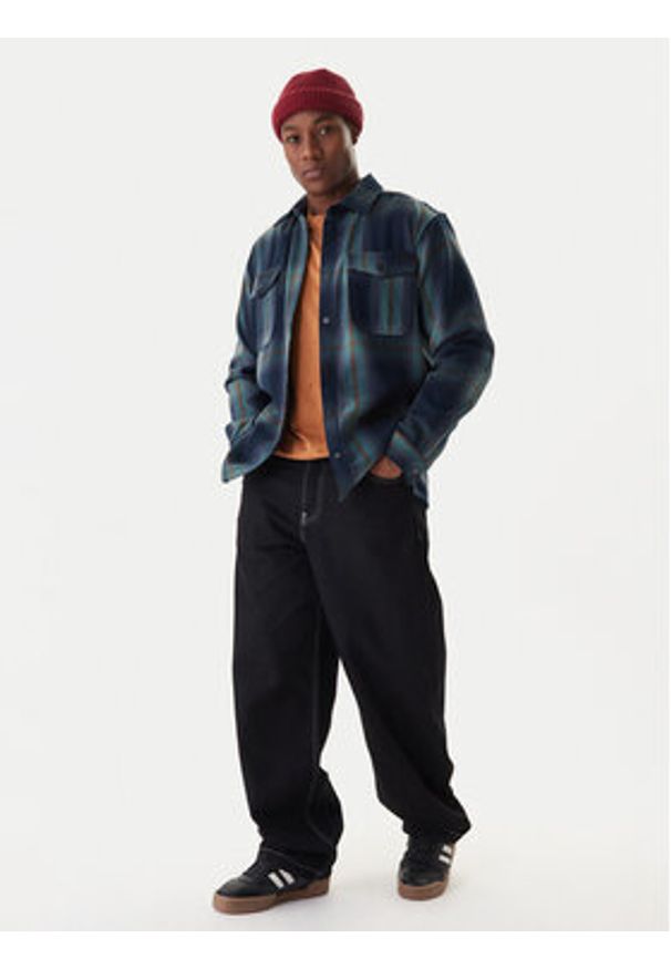 Billabong Koszula Lodge EBYWT03016 Granatowy Regular Fit. Kolor: niebieski. Materiał: bawełna