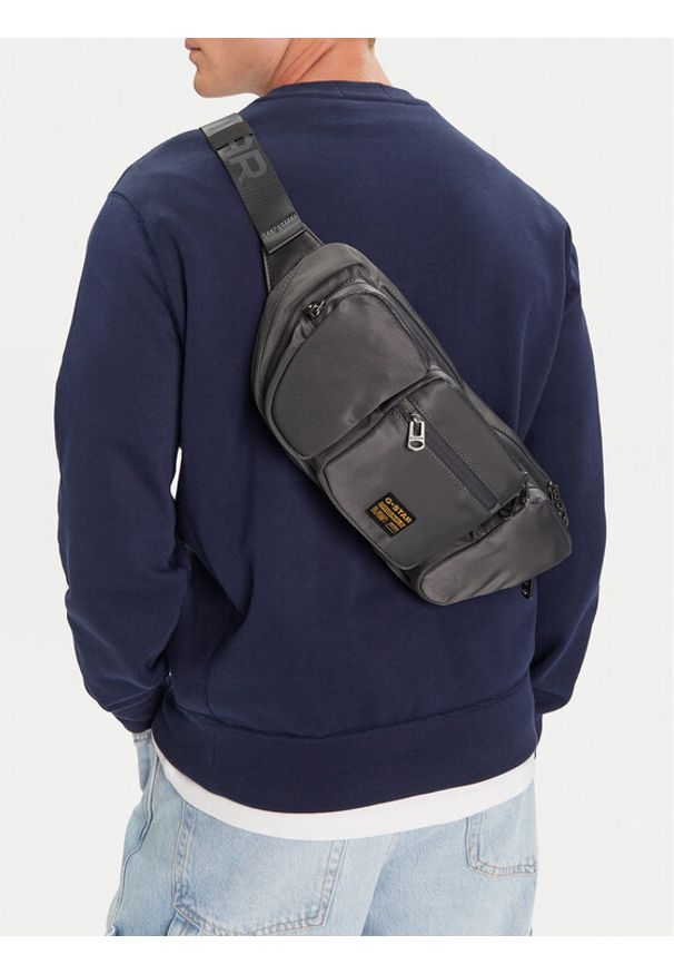G-Star RAW - G-Star Raw Torebka CEO-BEN-LX9868J Szary. Kolor: szary. Materiał: materiał