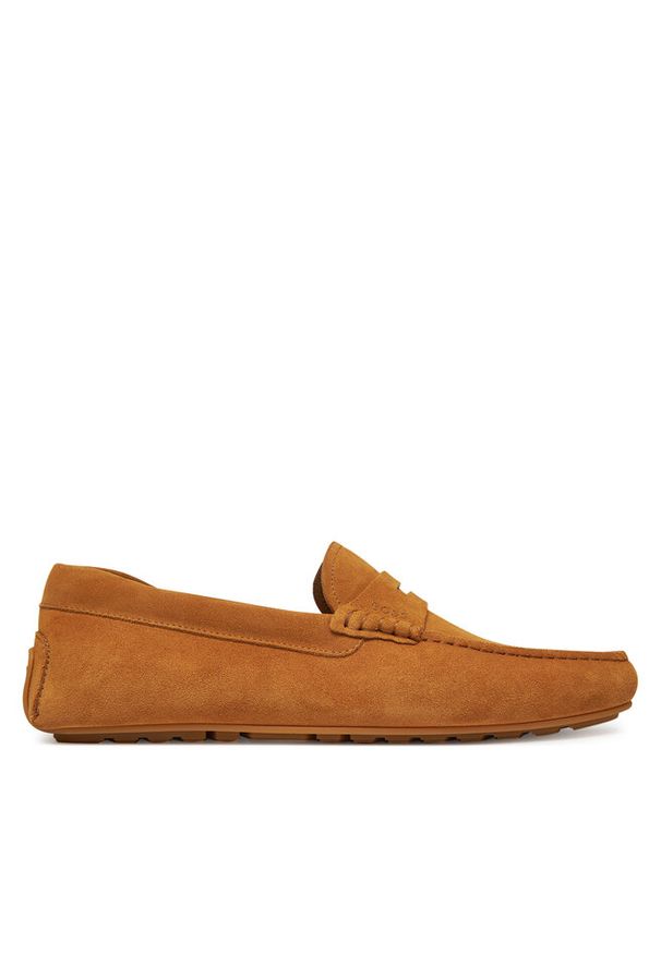 Mokasyny BOSS. Kolor: żółty