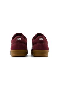 Buty unisex New Balance Numeric UN430BYG – bordowe. Kolor: czerwony. Materiał: dresówka, skóra. Szerokość cholewki: normalna. Sport: skateboard #2