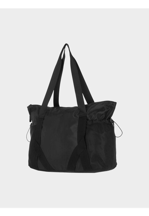 4f - Torba do jogi (36L) - czarna. Kolor: czarny. Materiał: syntetyk, materiał, tkanina. Wzór: gładki. Sport: joga i pilates