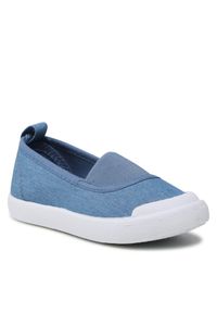 Kapcie Nelli Blu. Kolor: niebieski. Materiał: jeans