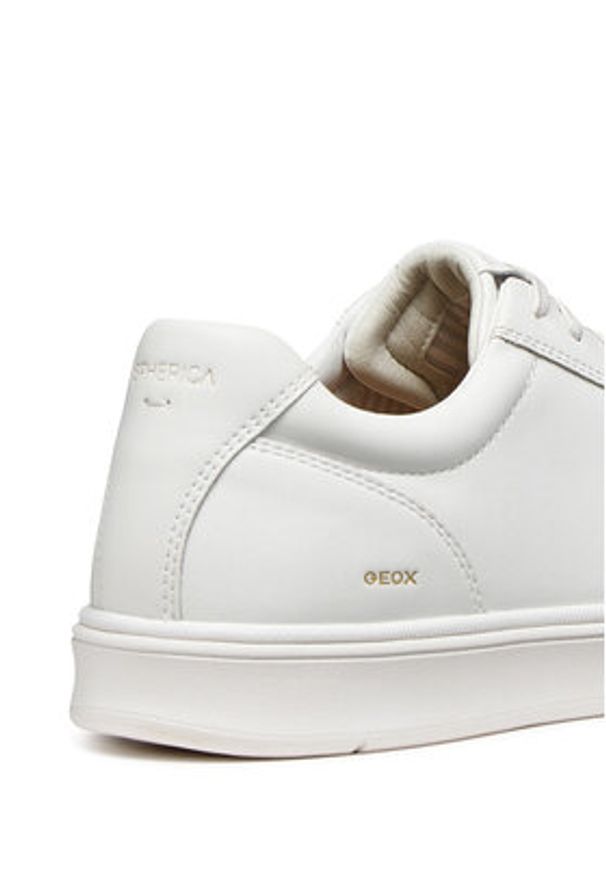 Geox Sneakersy U Spherica Actif X4 U653JB 0009B C1000 Biały. Kolor: biały. Materiał: skóra
