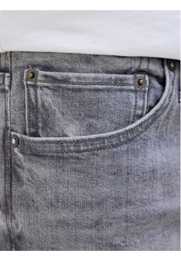 Jack & Jones Szorty jeansowe Rick 12269612 Szary Regular Fit. Kolor: szary. Materiał: bawełna