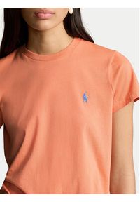 Polo Ralph Lauren T-Shirt 211898698024 Pomarańczowy Regular Fit. Typ kołnierza: polo. Kolor: pomarańczowy. Materiał: bawełna #4