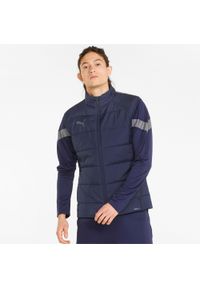 Kamizelka męska Puma TeamLiga Vest Jacket. Kolor: wielokolorowy, niebieski, szary