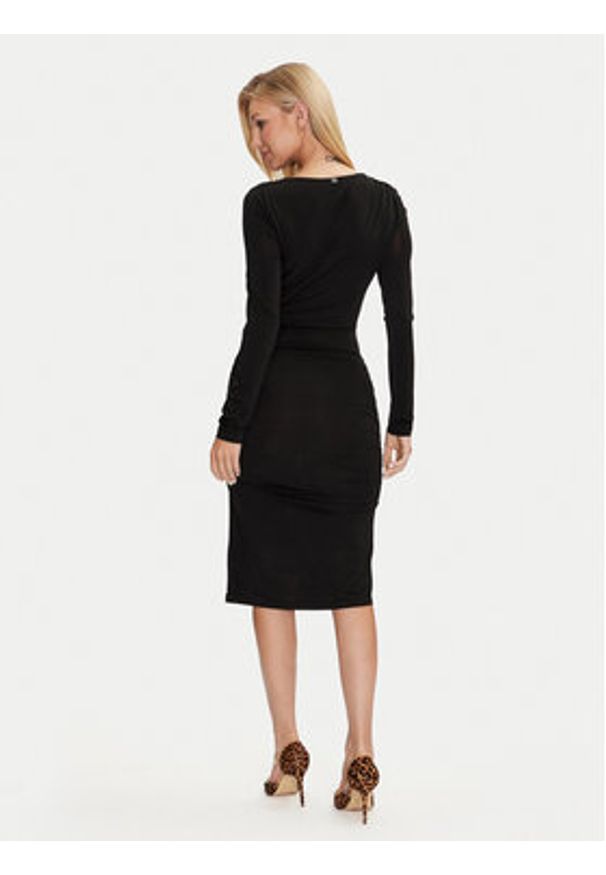 Marciano Guess Sukienka koktajlowa 4YGK30 6265A Czarny Regular Fit. Kolor: czarny. Materiał: wiskoza. Styl: wizytowy