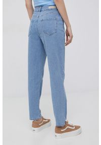 Tom Tailor jeansy damskie high waist. Stan: podwyższony. Kolor: niebieski