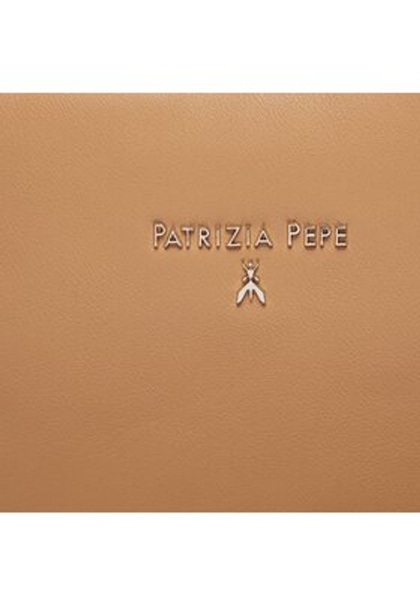 Patrizia Pepe Torebka 8B0071/E043-B685 Beżowy. Kolor: beżowy. Materiał: skórzane