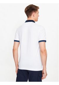 La Martina Polo VMP005 PK001 Biały Slim Fit. Typ kołnierza: polo. Kolor: biały. Materiał: bawełna