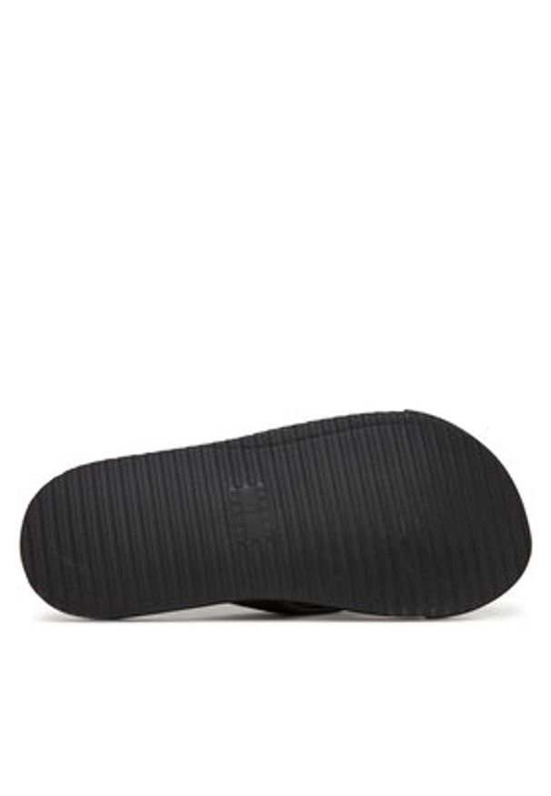 Tommy Jeans Japonki Tjm Elevated Beach Sandal EM0EM01561 Czarny. Kolor: czarny. Materiał: materiał