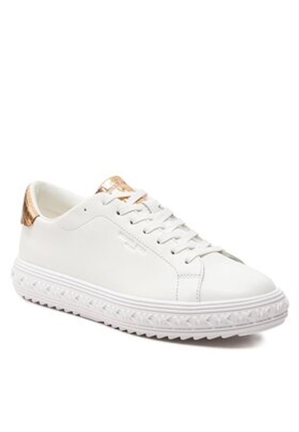 MICHAEL Michael Kors Sneakersy Grove 43S3GVFS1L Złoty. Kolor: złoty. Materiał: skóra