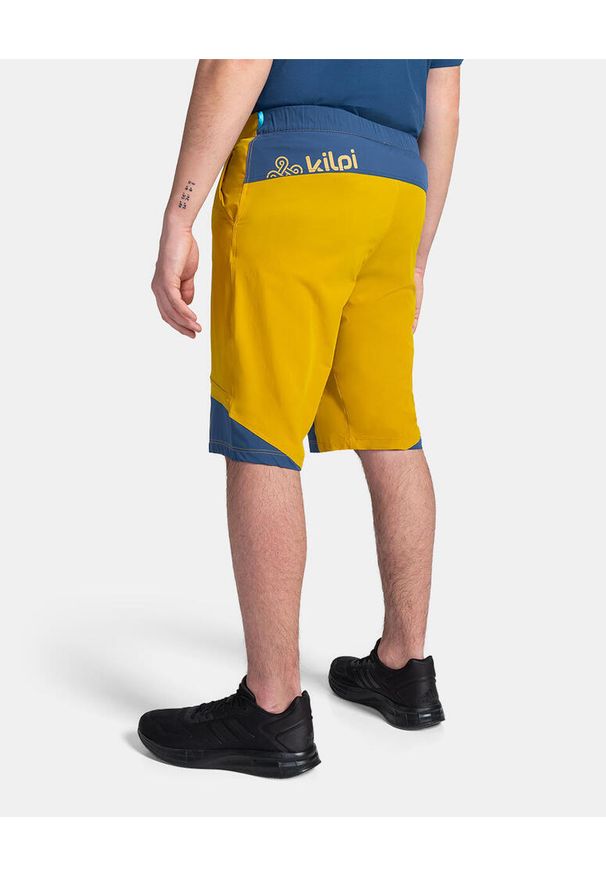 Męskie spodnie outdoorowe Kilpi BREADY-M. Kolor: żółty. Materiał: nylon