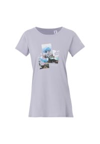 Regatta - Damska Koszulka Z Nadrukiem Graficznym Breezed V. Kolor: brązowy. Wzór: nadruk. Sport: turystyka piesza #1