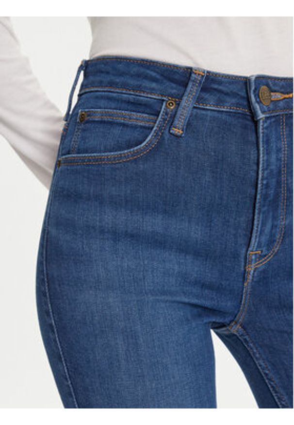 Lee Jeansy Breese 112341971 Niebieski Bootcut Fit. Kolor: niebieski