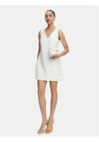 MICHAEL Michael Kors Sukienka koktajlowa MS6834YHHS Biały Regular Fit. Kolor: biały. Materiał: syntetyk. Styl: wizytowy #2