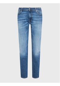Pepe Jeans Jeansy Finsbury PM206321 Granatowy Skinny Fit. Kolor: niebieski