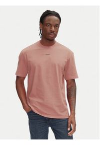 Hugo - HUGO T-Shirt Dapolino 50488330 Czerwony Relaxed Fit. Kolor: czerwony. Materiał: bawełna #3