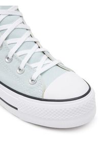 Converse Trampki Chuck Taylor All Star Lift Platform A11873C Błękitny. Kolor: niebieski. Materiał: materiał. Obcas: na platformie #6