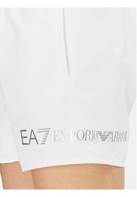 EA7 Emporio Armani Szorty kąpielowe 7M000519 AF13049 M0076 Biały Regular Fit. Kolor: biały. Materiał: syntetyk #4