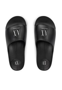 Armani Exchange Klapki XUP012 XV675 S277 Czarny. Kolor: czarny. Materiał: guma #3