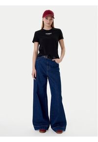 Tommy Jeans T-Shirt Essential DW0DW21842 Czarny Regular Fit. Kolor: czarny. Materiał: bawełna #3