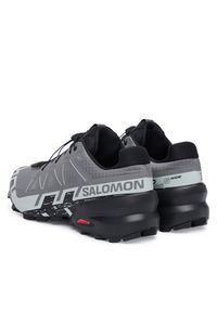 salomon - Salomon Buty do biegania Speedcross 6 Wide L41744100 Szary. Kolor: szary. Materiał: materiał. Model: Salomon Speedcross #6