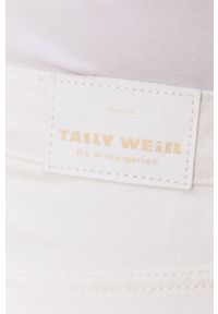 TALLY WEIJL - Tally Weijl - Szorty jeansowe. Kolor: biały. Materiał: jeans. Wzór: gładki #2