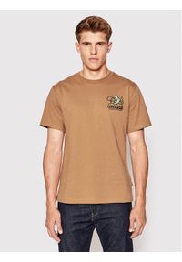 Converse T-Shirt 10023269-A04 Brązowy Standard Fit. Kolor: brązowy. Materiał: bawełna #1