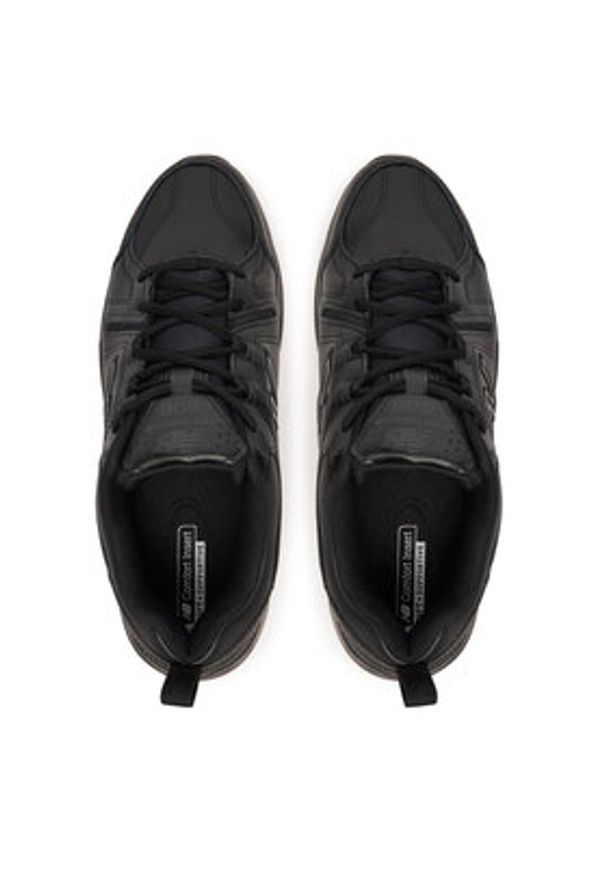 New Balance Sneakersy 608 MX608BB5 Czarny. Kolor: czarny. Materiał: skóra