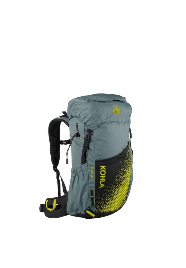 KOHLA - Plecak turystyczny Kohla Track 28L - stormy sea/sulph spring/caviar. Kolor: zielony