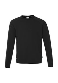 UHLSPORT - Bluza dziecięca Uhlsport ID. Kolor: czarny, biały, wielokolorowy. Długość rękawa: raglanowy rękaw. Wzór: napisy. Sport: piłka nożna