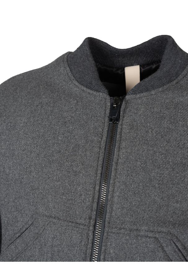 Xagon Man Kurtka "Winter Bomber" | A2505 PBOMBA | Mężczyzna | Szary Melanż. Kolor: szary. Materiał: poliester, wełna, poliamid. Wzór: melanż. Styl: klasyczny, elegancki