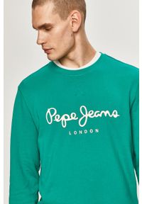 Pepe Jeans - Bluza George. Okazja: na co dzień. Kolor: turkusowy. Styl: casual #4