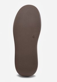 Renee - Brązowe Sneakersy z Zamszu Naturalnego na Platformie ze Skórzaną Wkładką Rionelle. Okazja: na co dzień. Kolor: brązowy. Materiał: zamsz, skóra. Obcas: na platformie #6