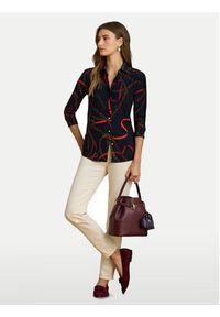 Lauren Ralph Lauren - LAUREN RALPH LAUREN Koszula 200P03716001 Granatowy Regular Fit. Kolor: niebieski. Materiał: syntetyk #2