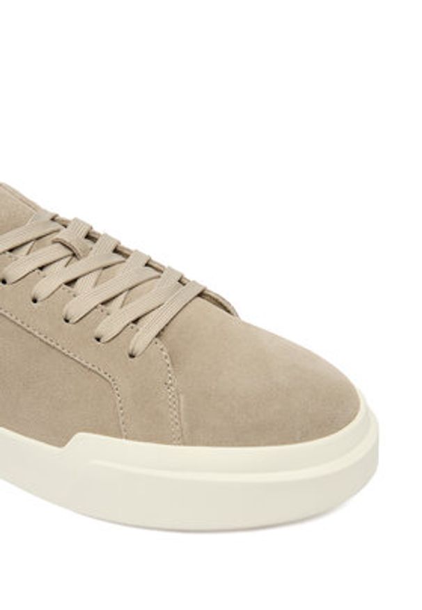 Calvin Klein Sneakersy Chunky Cupsole Laceup Su YM0YM01453 Szary. Kolor: szary. Materiał: zamsz, skóra