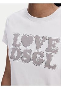 Desigual T-Shirt Love Dsgl 25SWTK10 Szary Regular Fit. Kolor: szary. Materiał: bawełna #3