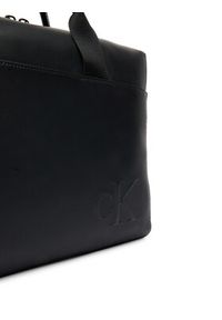Calvin Klein Torba na laptopa Bold Ck Commuter LV04D3312G Czarny. Kolor: czarny. Materiał: skóra #4