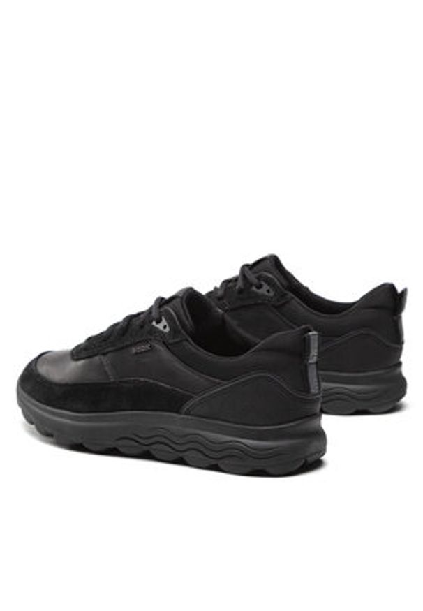 Geox Sneakersy U Spherics E U16BYE 08522 C9997 Czarny. Kolor: czarny. Materiał: skóra