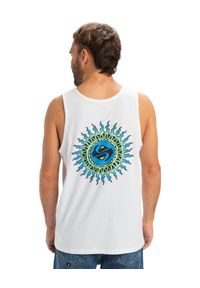 Quiksilver - Polarowe spodenki dla Mężczyzn EV BEACH BLAST Biały. Kolor: biały. Materiał: materiał, bawełna. Wzór: nadruk