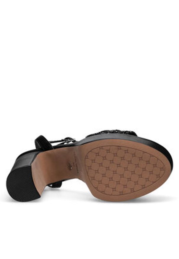 Nine West Sandały WFA2736-1 Czarny. Kolor: czarny. Materiał: syntetyk